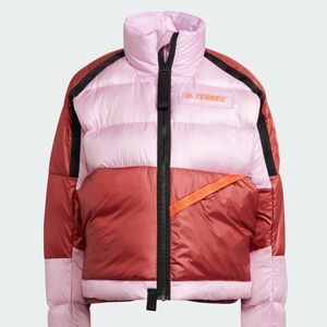Adidas Terrex Utilitas Down Fill 600 Jacket Bliss Lilac Wonder Womens-Large